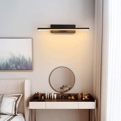 LED wandlamp zwenkbaar 330° met 3 lichtkleuren van aluminium