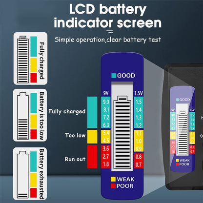 VoltTest™ Digitale Batterijtester met LCD-display – Universeel