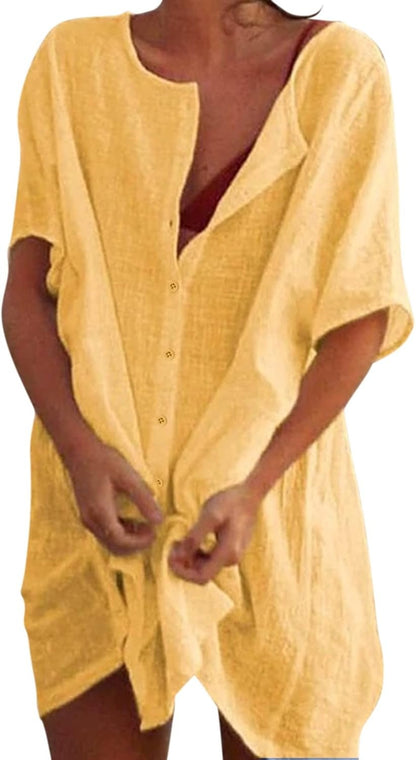 Franka™ - Katoenen linnen overhemd [50% Korting]