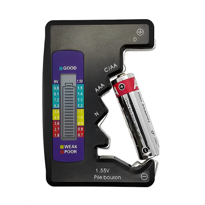 VoltTest™ Digitale Batterijtester met LCD-display – Universeel