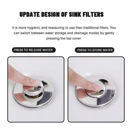 DrainGuard™ – RVS Afvoerfilter tegen Geuren, Verstoppingen & Insecten