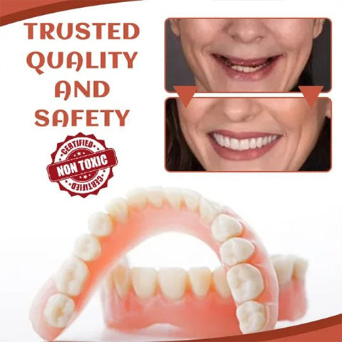 SmileWhite™ - Gebitsprothese set - Zeg vaarwel tegen gebitsprothese ongemak! [50% Korting]