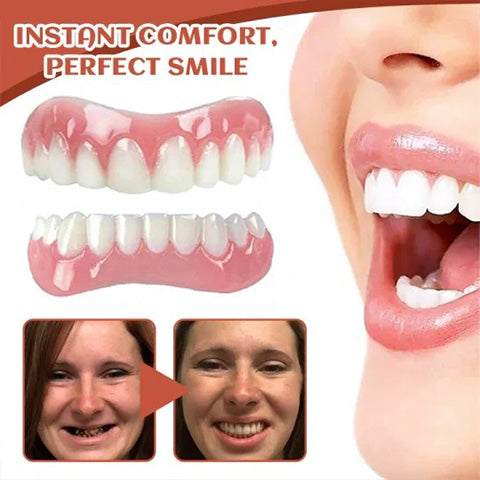 SmileWhite™ - Gebitsprothese set - Zeg vaarwel tegen gebitsprothese ongemak! [50% Korting]