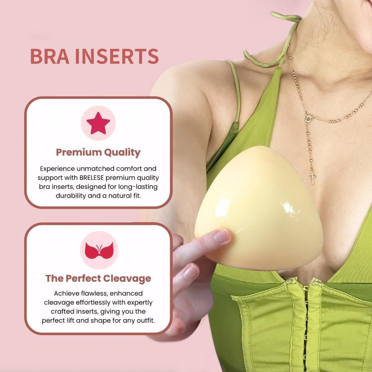 Elisa™ – Zelfklevende Push-Up Inlays | Onzichtbaar & Herbruikbaar