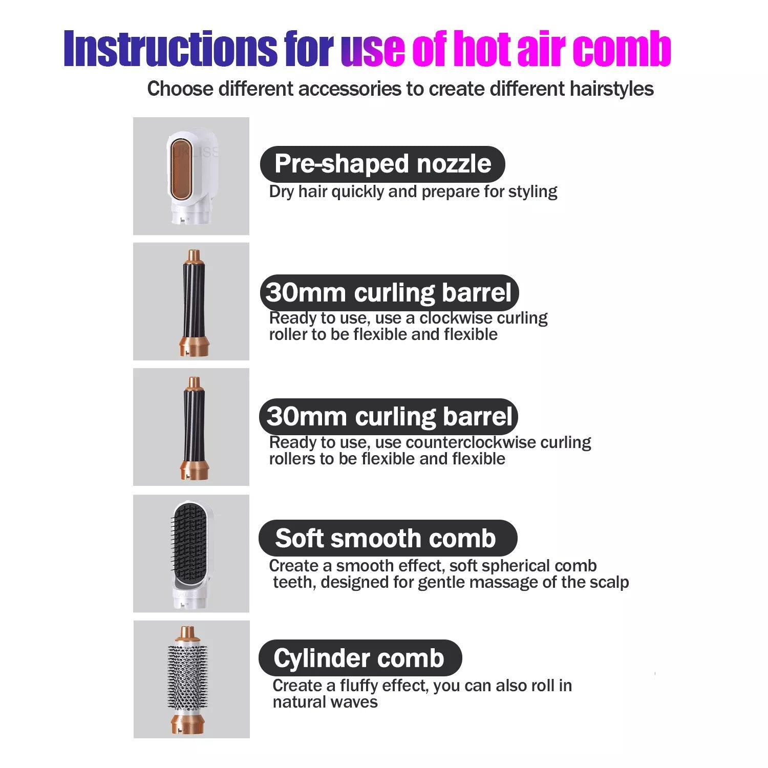 GlamWave™ – Veelzijdige stylingtool voor moeiteloze haarstyling [50% Korting]