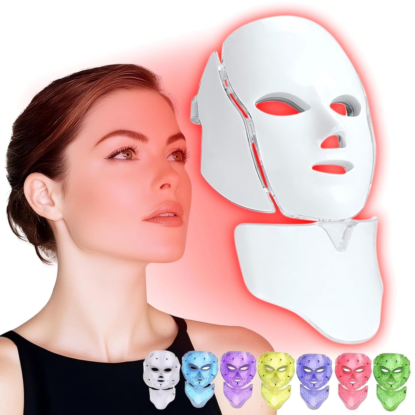 TherapyMask™ – 7-kleuren huidbehandeling, draadloos en oplaadbaar [50% Korting]