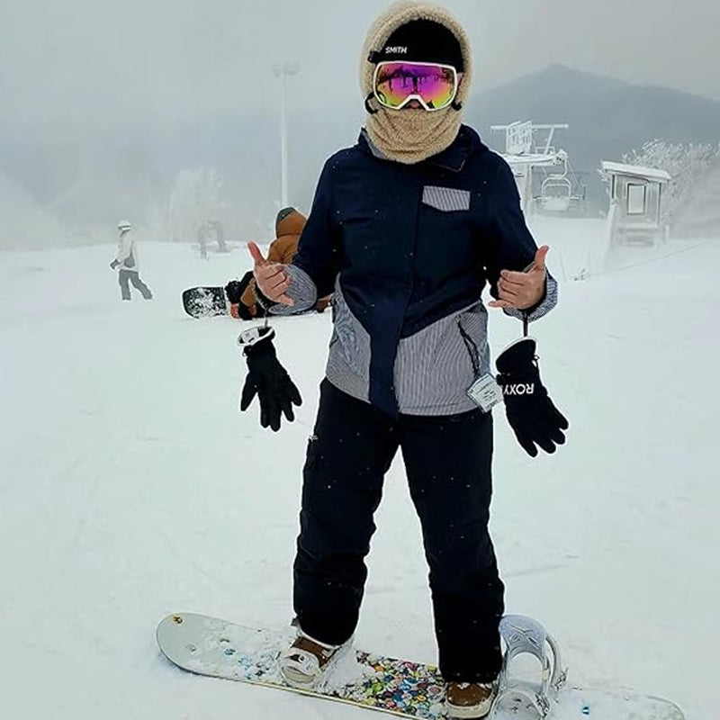 SkiMask™ – Warm Skimasker met Sherpa Capuchon | Winddicht & Rekbaar