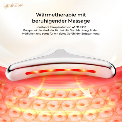 LumiGlow – EMS Anti-Rimpel Apparaat met LED-lichttherapie & Warmtefunctie
