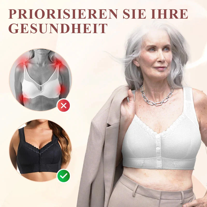 Estella™ – Katoenen bh met voorsluiting voor senioren [1 + 1 Gratis]