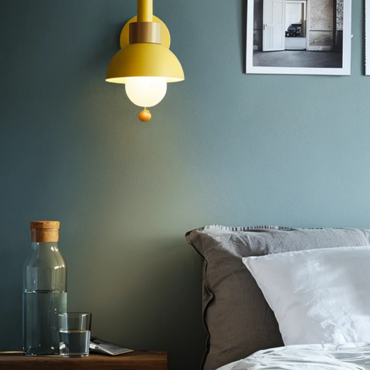 NordLume – Stijlvolle LED-wandlamp met trekschakelaar voor gezellig sfeerverlichting [50% korting]
