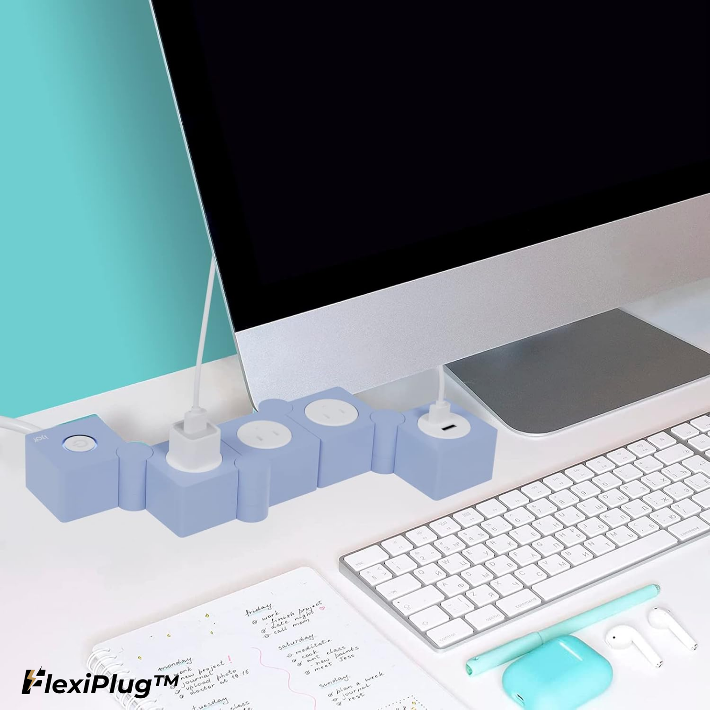 Flexiplug – Stopcontactstrip voor perfecte organisatie en veilig opladen [50% korting]