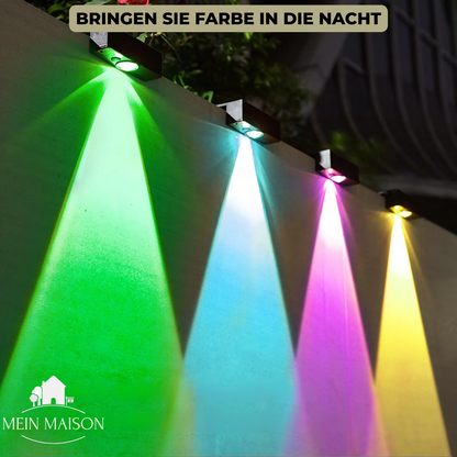 Zonne-energie tuinlamp met kleurwisseling en warmwit licht IP65