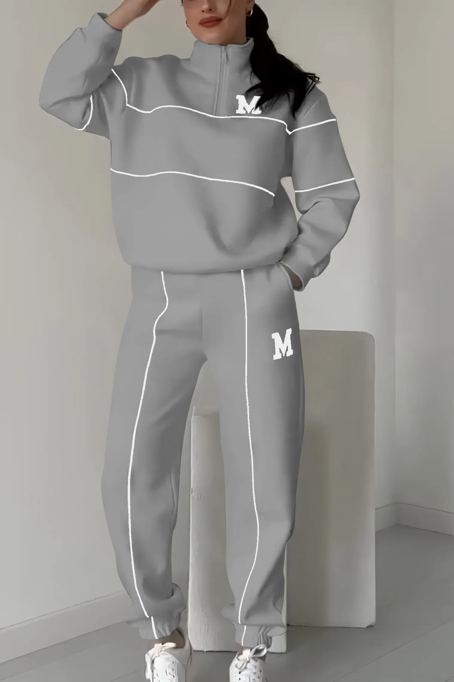 Arabella™ – Dames Trainingspak | Comfortabele Half-Zip Set
