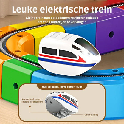 CubeTrack™ – Magnetische DIY-spoorbaan | Educatief Speelgoed Vanaf 3 Jaar