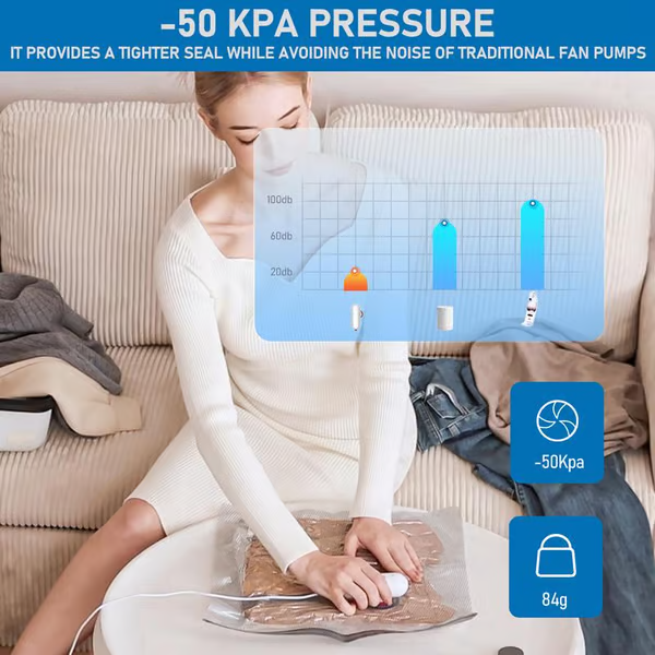SpaceSaver™ – Praktische vacuümzakken voor ruimtebesparende opslag [50% Korting]