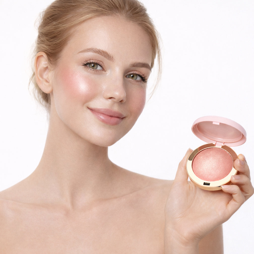 LuminaFlex™ – 2-in-1 Blush & Highlighter voor een Stralende Glow