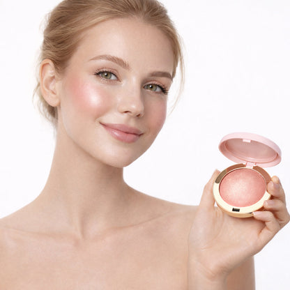 LuminaFlex™ – 2-in-1 Blush & Highlighter voor een Stralende Glow