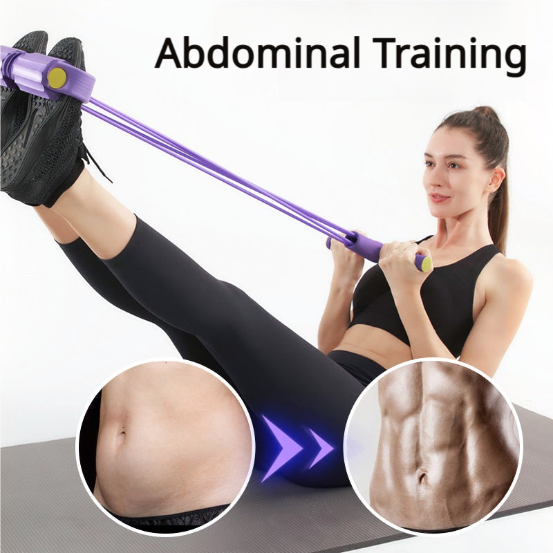 FlexForce™ Weerstandsband – Full-Body Thuis Fitness met 6-Buizensysteem