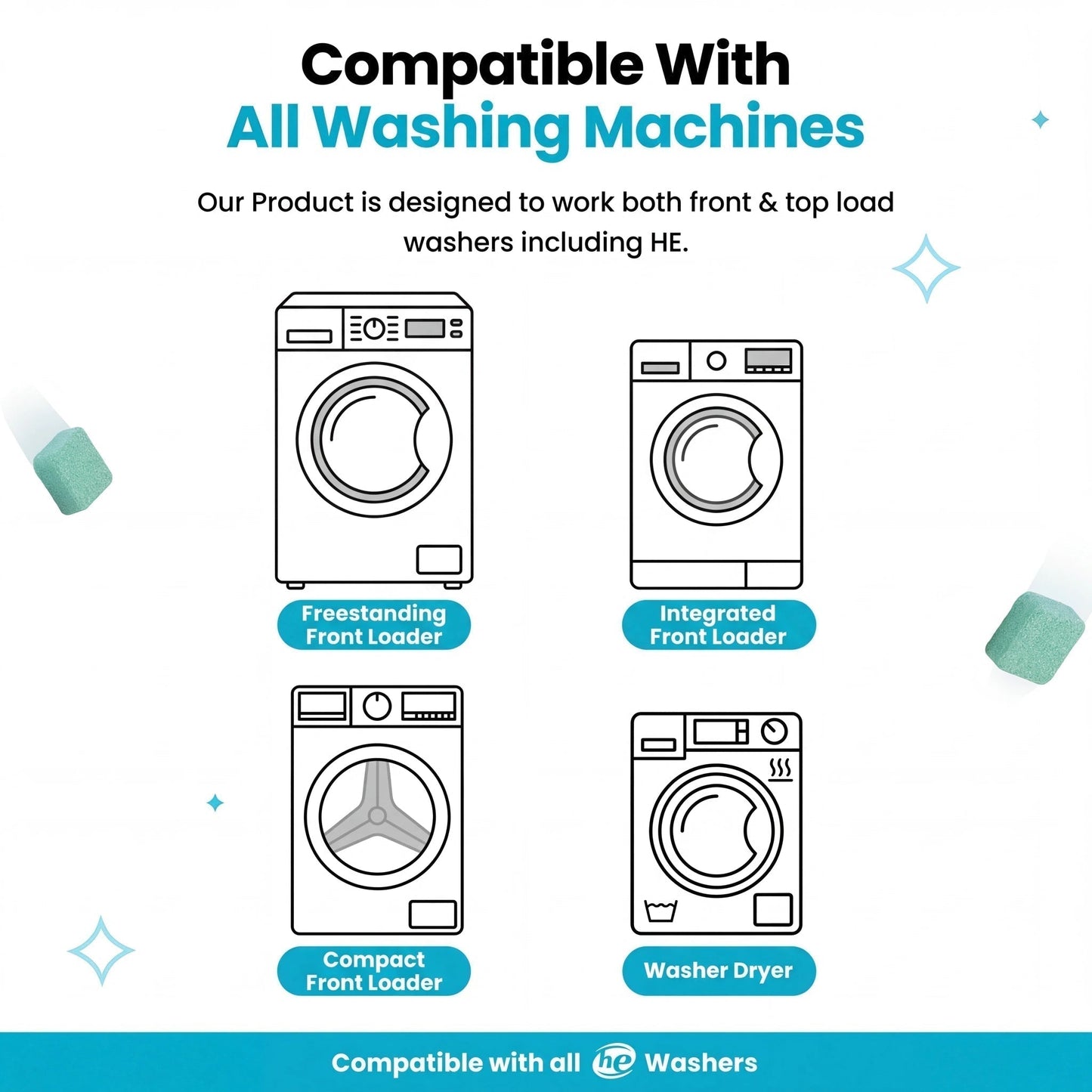 FreshCycle – Voor een hygiënisch schone wasmachine & fris ruikende was | 50% korting