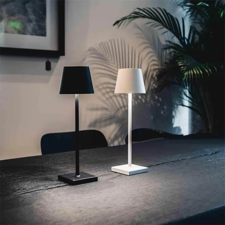 Draadloze LED-tafellamp met touch-dimmer en USB-C accu