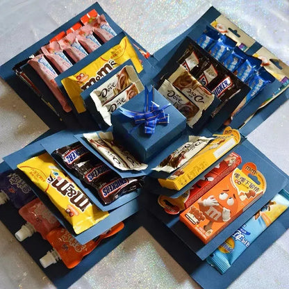 GiftBox™ – 5-laags nesting-design, aanpasbare verrassingsdoos voor speciale gelegenheden [50% Korting]