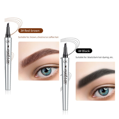3DMicroblading™ Waterdicht Wenkbrauwpotlood – Natuurlijke Wenkbrauwen [1+1 Gratis]