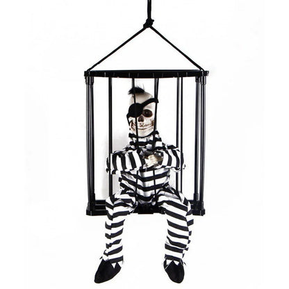 Elektrische Horror Schedel Halloween Decoratie met Bewegingssensor