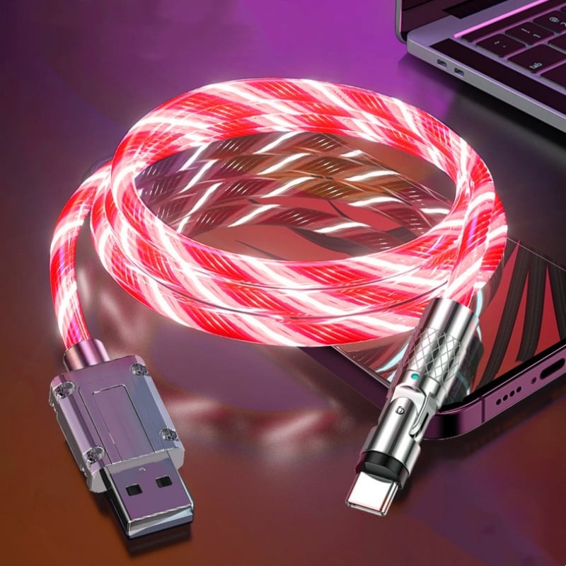 LedCharge™ – 540° draaibare stekker en USB-kabel voor ultrasnel opladen [50% Korting]