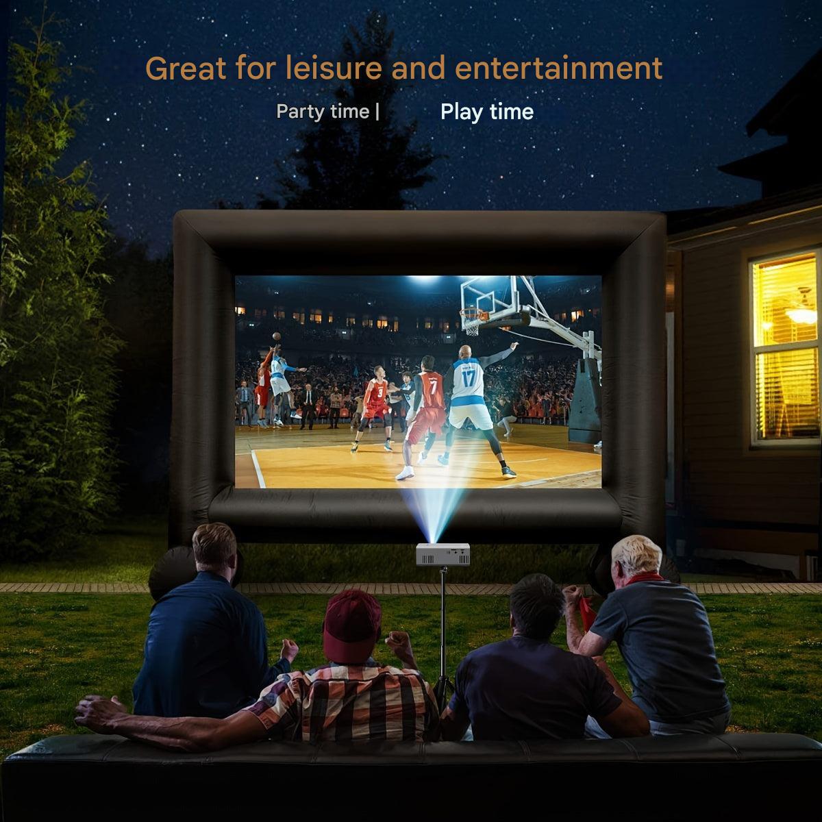 Mini Beamer draagbaar 3000 Lumen – HDMI USB Projector voor Thuisbioscoop