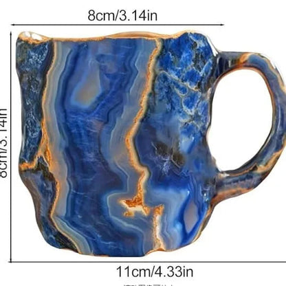 AuraStone – Handgemaakte Mineraalstenen Koffiekopjes van Echt Kristal [50% Korting]