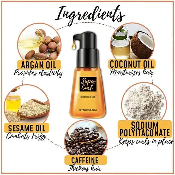 1 + 1 Gratis | CurlMagic™ Krulverstevigende Booster Olie | Laatste dag korting