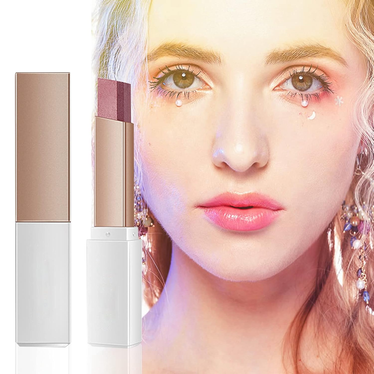 GlamGlow™ – Glinsterend oogschaduwpotlood voor stralende, fonkelende ogen [1 + 1 Gratis]
