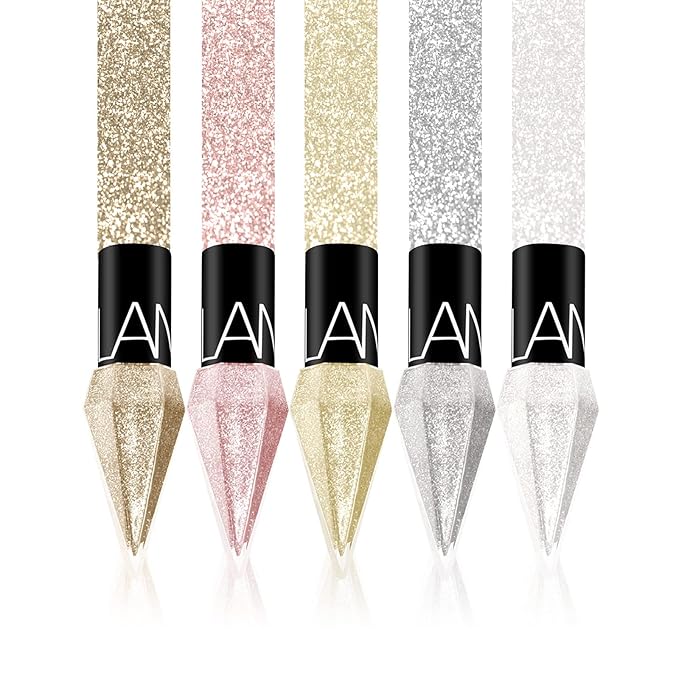 DiamondGlam™ Vloeibare Eyeliner – Waterproof met Parelglans Effect