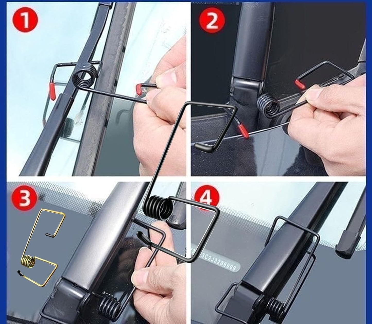 Wischerarm™ – Drukveerbooster voor streeploos wissen [1 + 1 Gratis]