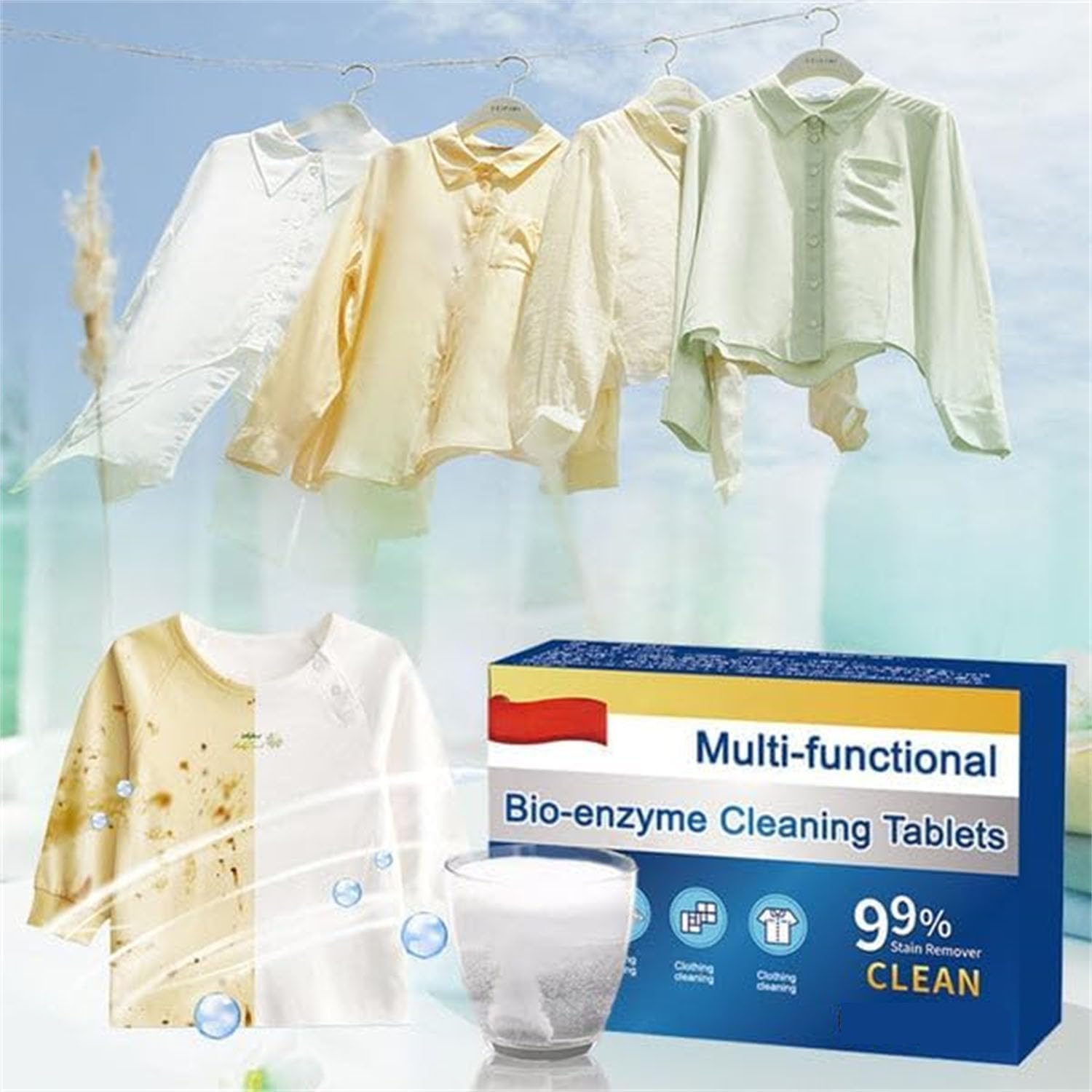 PURIVO™ – Multifunctionele enzymtabletten voor effectieve reiniging en frisheid [1 + 1 Gratis]