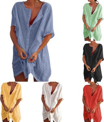 Franka™ - Katoenen linnen overhemd [50% Korting]