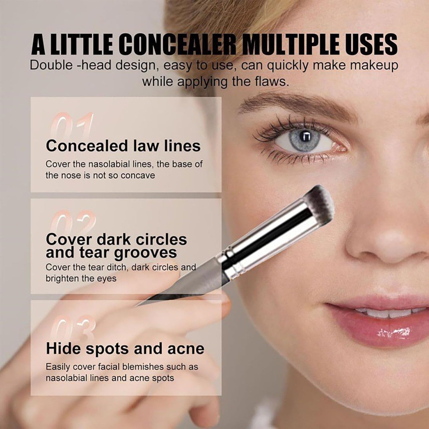 LumiraCover™ Oogconcealer – Dekt Donkere Kringen & Geeft een Frisse Blik