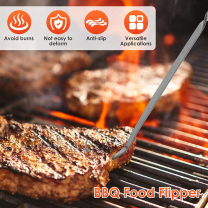 IronFlip™ – Handgesmede grillspatel – veilig draaien op de grill [50% Korting]