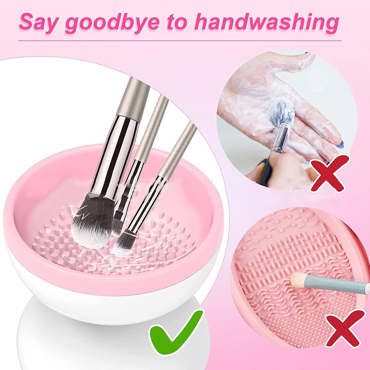 PureHygiene™ - Elektrische make-up borstelreiniger [50% Korting]
