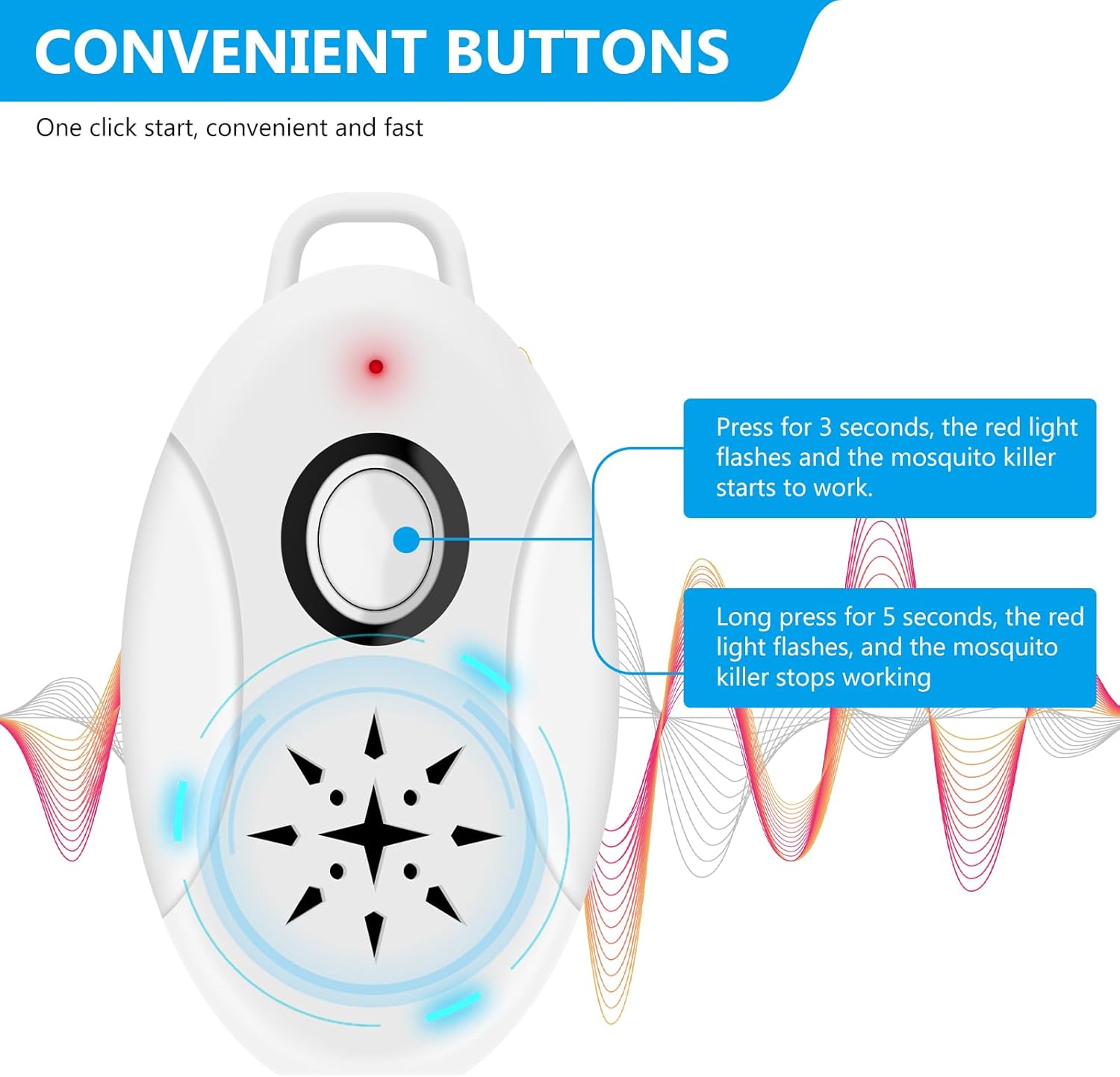 SonicAway™ - Ultrasone tekenbescherming - bescherming zonder chemicaliën [1 + 1 Gratis]