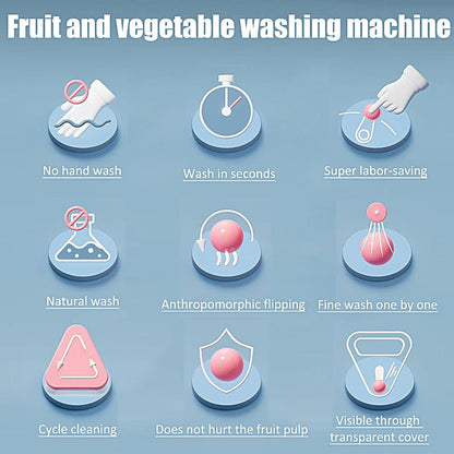 WashEase™ - Perfecte reiniging van fruit zonder moeite en schillen [50% Korting]