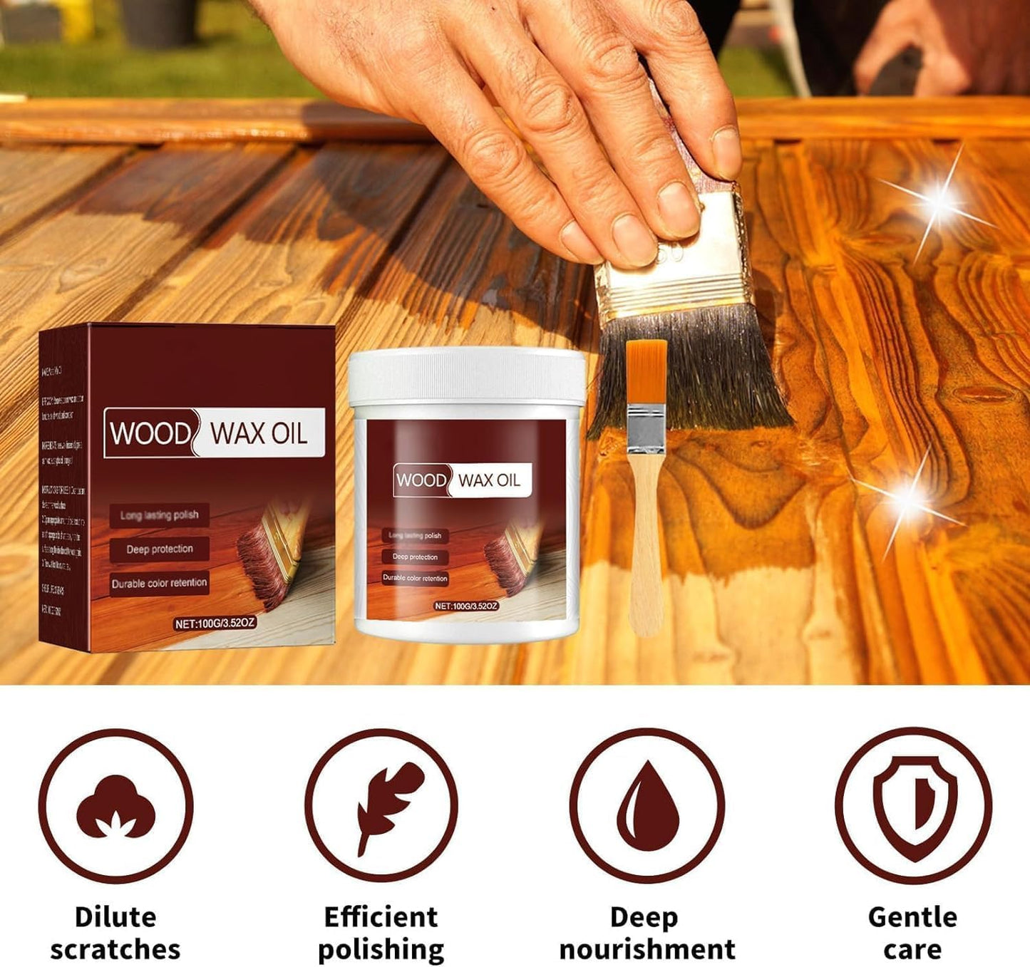 WoodWax™ – Beschermt en verzorgt hout voor een langdurige, natuurlijke glans [50% Korting]