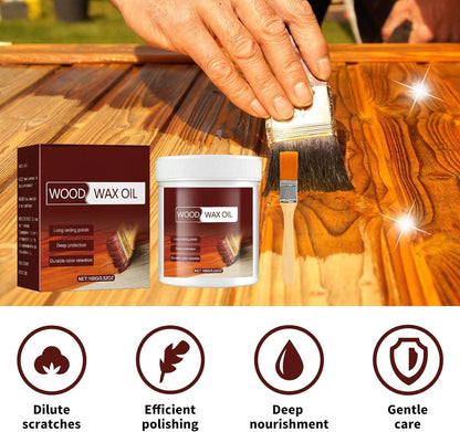 WoodWax™ – Beschermt en verzorgt hout voor een langdurige, natuurlijke glans [50% Korting]