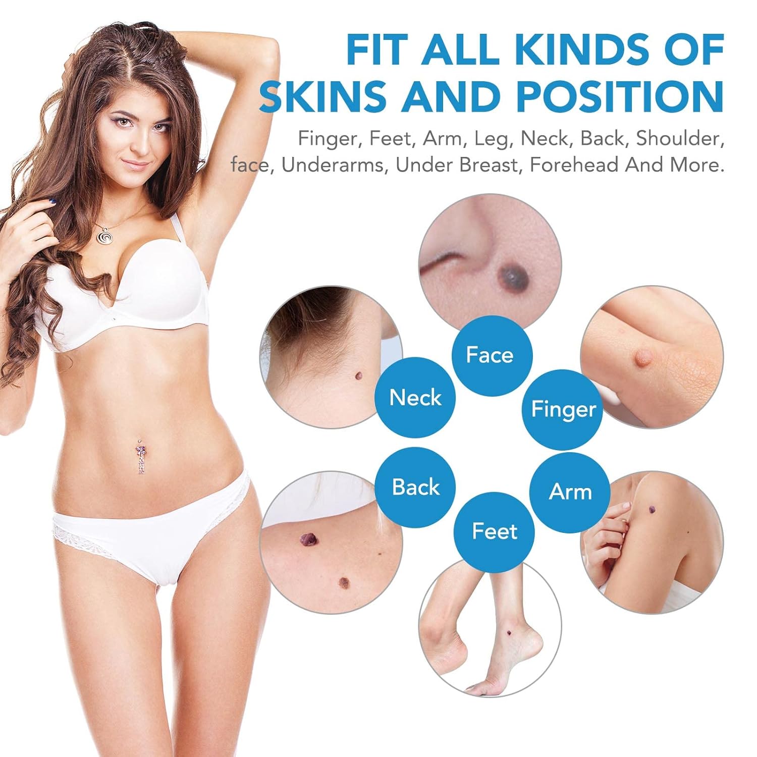 DermaFix™ - Kit voor geavanceerde wratverwijdering [1 + 1 Gratis]