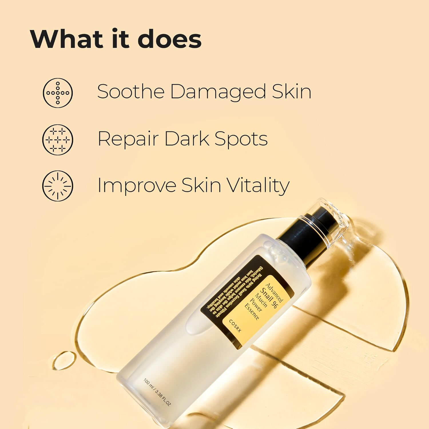 GlowFace™ – 96,3% slakkenslijm, huidregeneratie en intensieve hydratatie [50% Korting]