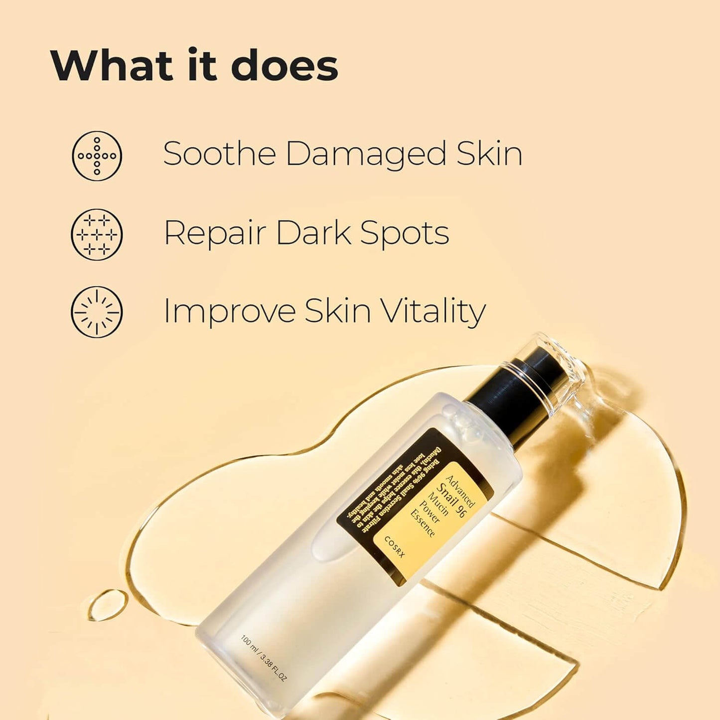 GlowFace™ – 96,3% slakkenslijm, huidregeneratie en intensieve hydratatie [50% Korting]