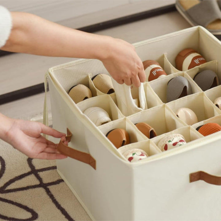 StoreBox™ – Elegante opbergdoos met vakken voor sjaals, doeken & stijlvolle accessoires [50% Korting]
