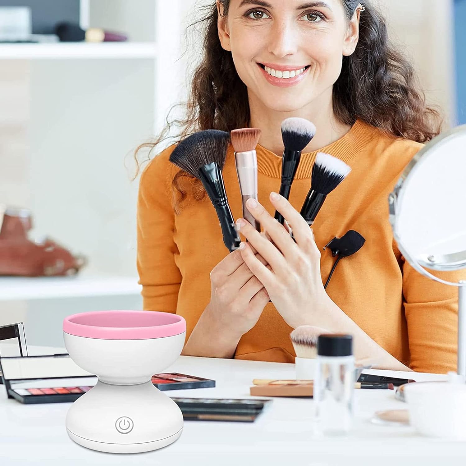 PureHygiene™ - Elektrische make-up borstelreiniger [50% Korting]