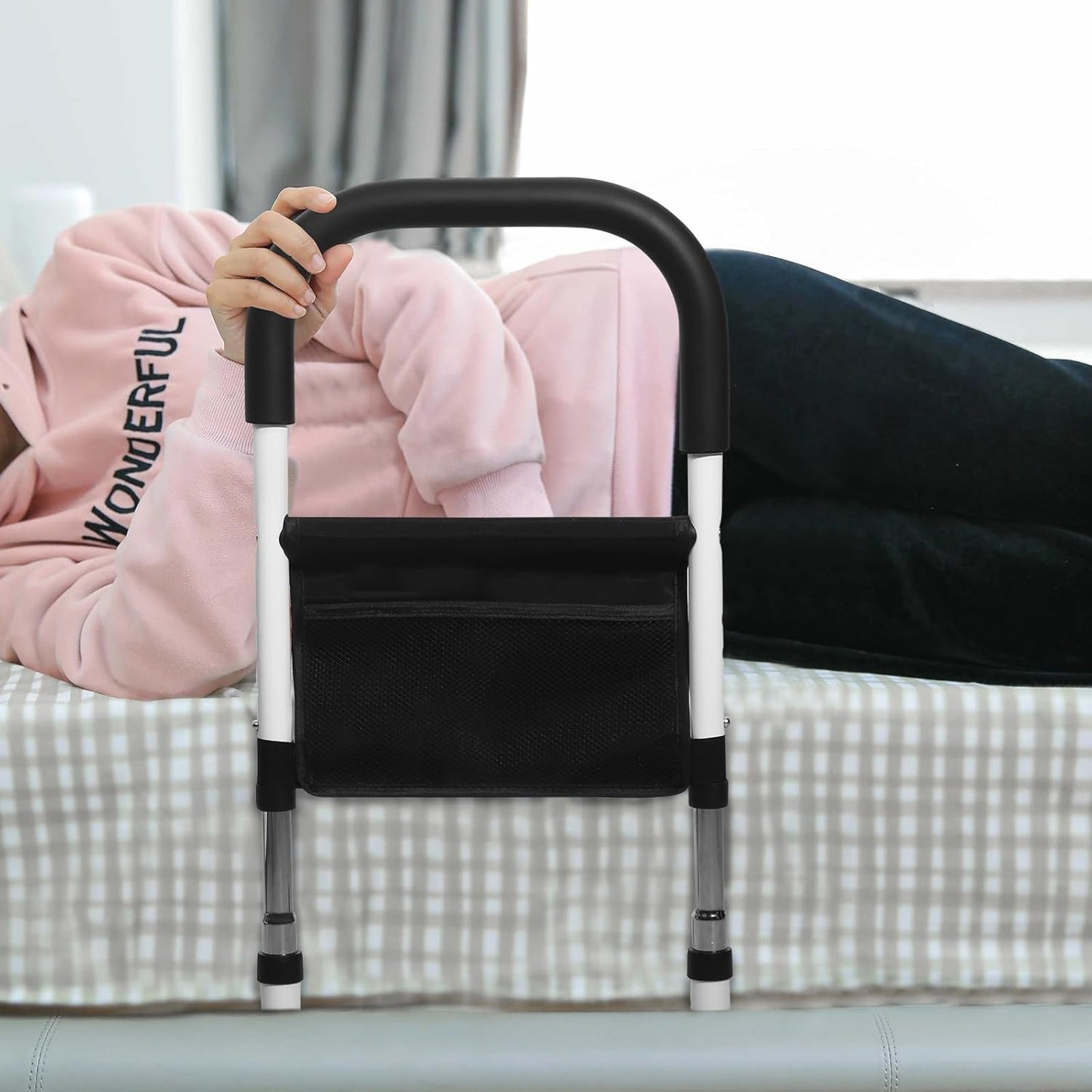 BedClip™ – In hoogte verstelbaar met antislipgreep & praktische opbergtas [50% Korting]