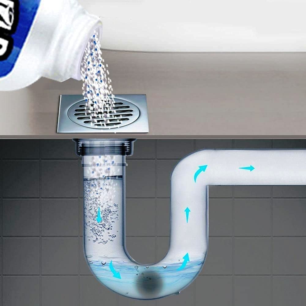 SinkClean™ – Krachtige ontstoppingsreiniger voor vrije afvoeren en spoelbakken [1 + 1 Gratis]
